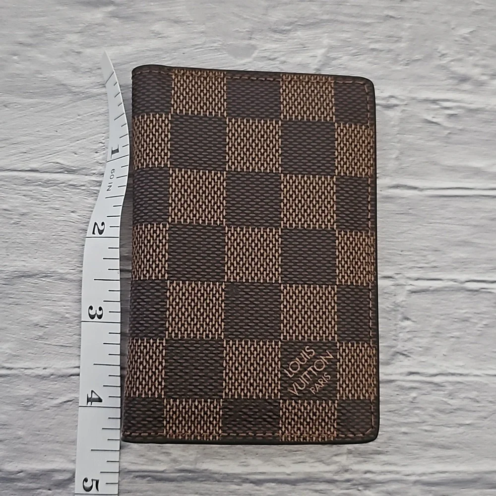 AUTHENTIC Louis Vuitton Pocket Organizer in Damier Ebene - Picture 12 of 12
